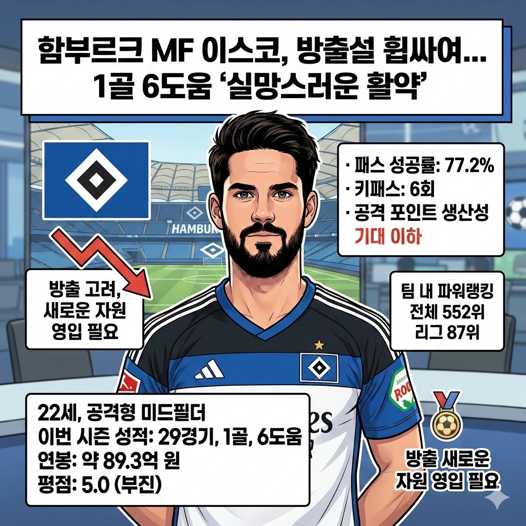 이스코, 90억 연봉 값 못하나? 방출 칼바람